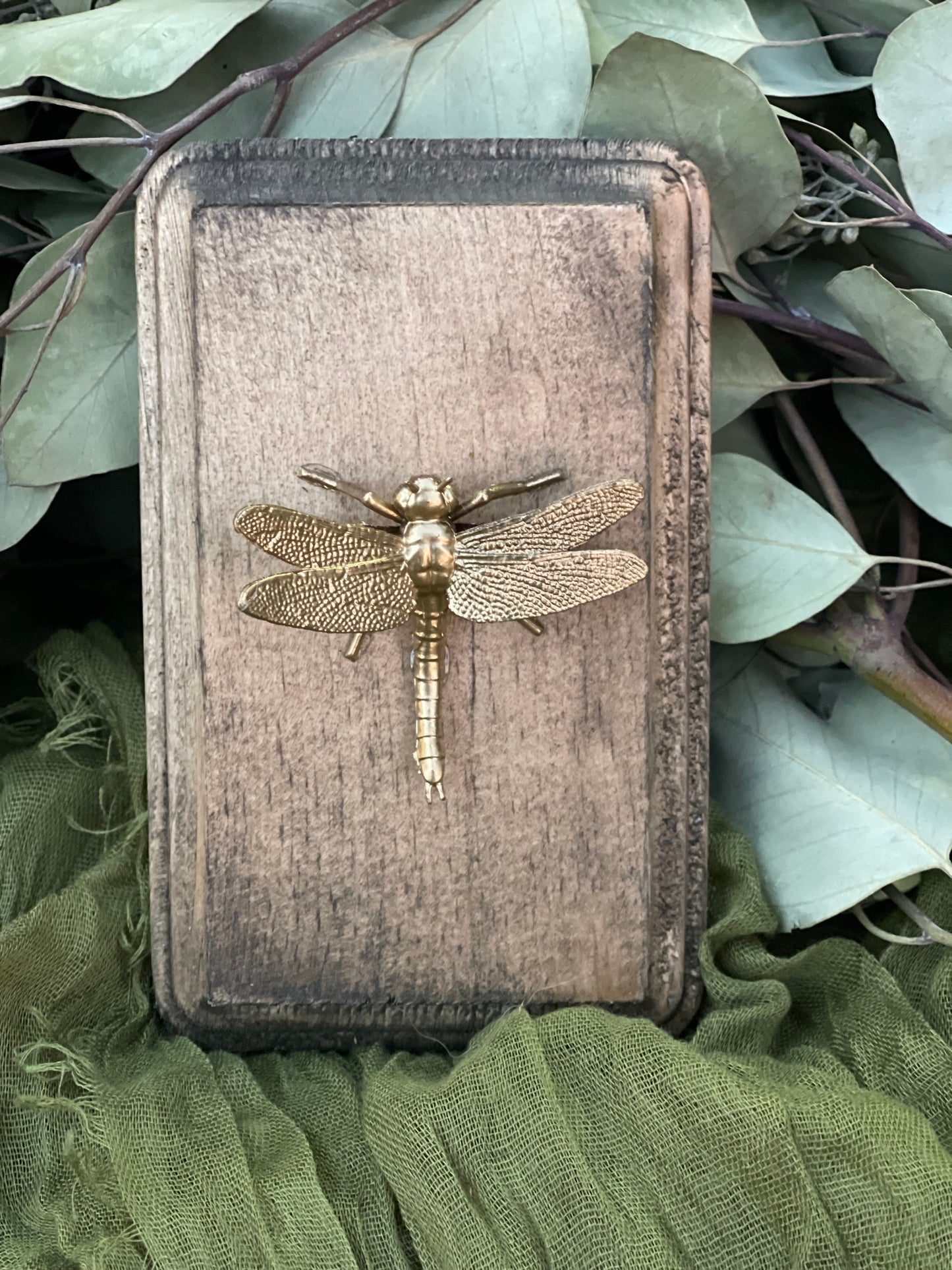 Faux brass insects