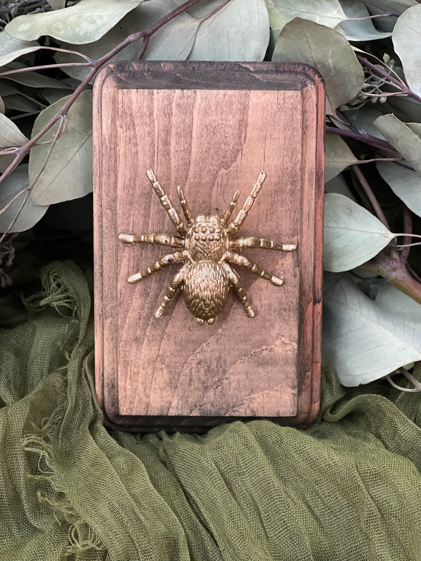 Faux brass insects