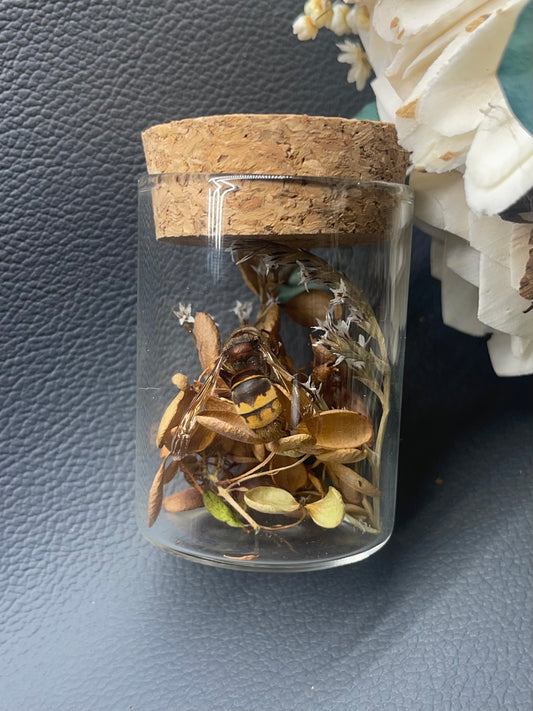 Small Keepsake Mourning Jar - insect