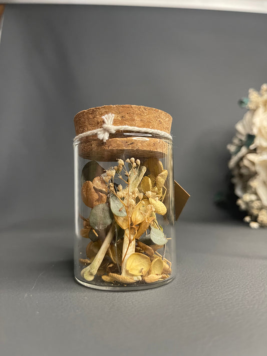 Small Keepsake Mourning Jar - bone