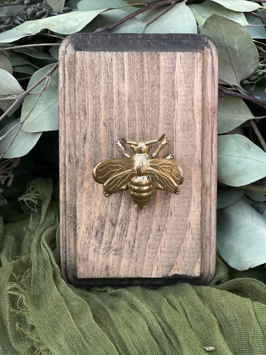Faux brass insects